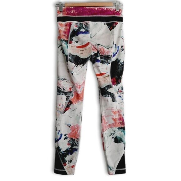 LULULEMON Inspire Tight II Full-On Luxtreme & Mesh Tight Leggings Abstract Sz 4 - Picture 10 of 16